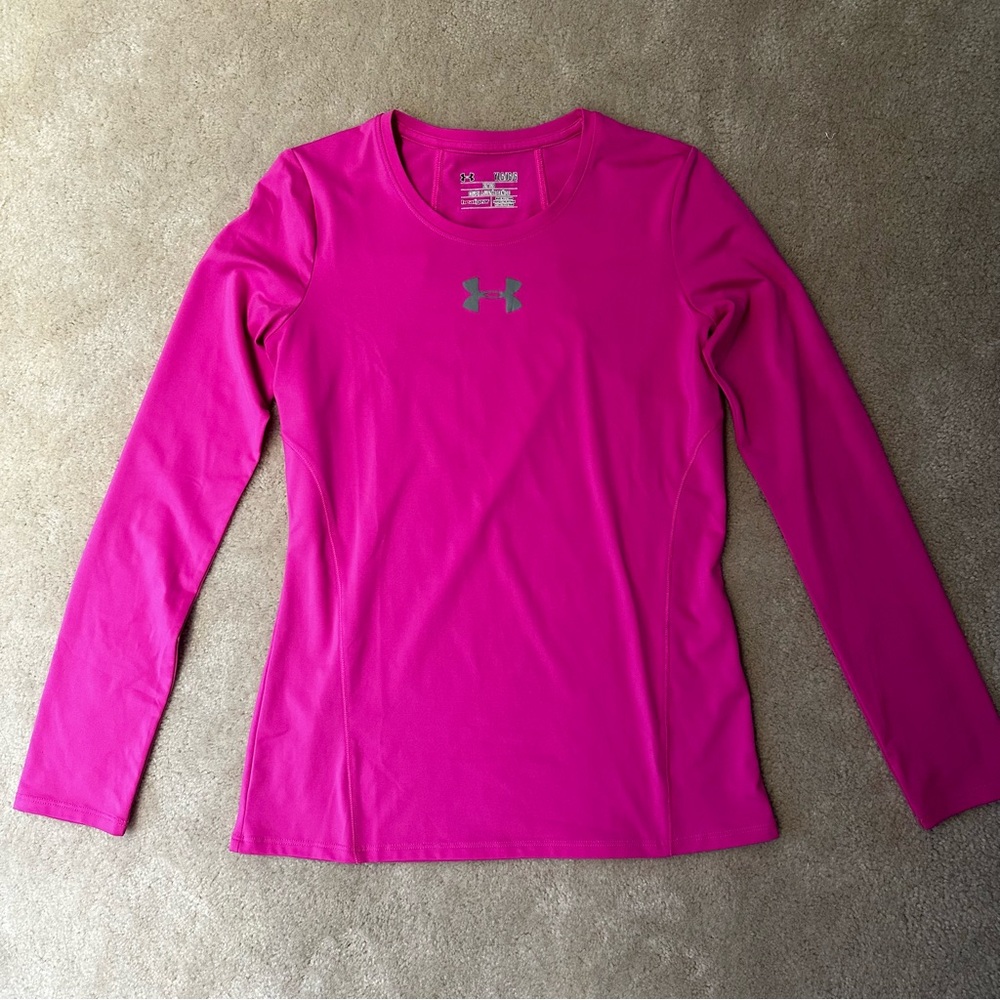 Under Armour Women's Pink Long Sleeve Top